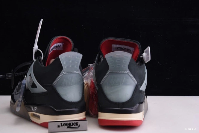 Rep TBK 4 x White Jordan Air Off CV9388-001 Bred Retro 0728
